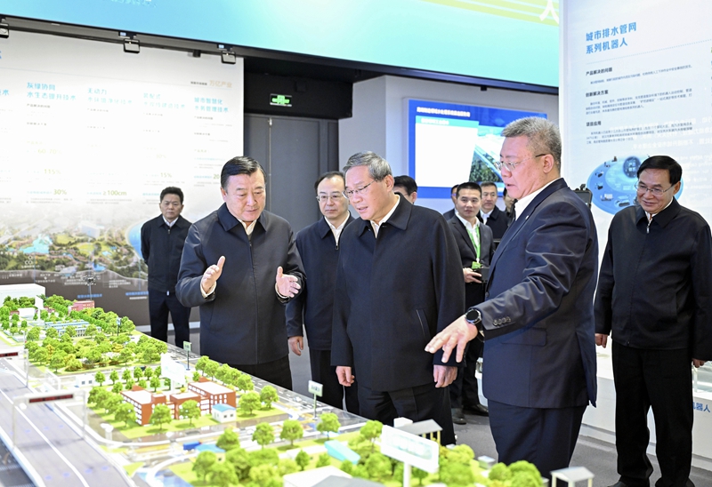 Li Qiang emphasized when visiting and investigating the China Construction Science and Technology Ex